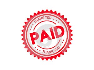 Paid Stamp PNG Vector