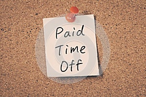 Paid time off