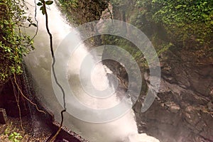 Pailon Del Diablo Waterfall, Ecuador photo