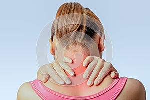 Pain at cervical spine photo