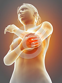 Pain in the elbow joint