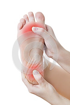 Pain in the female foot