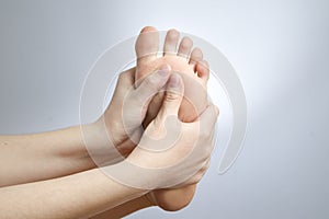 Pain in the female foot