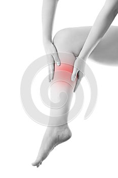 Pain in the female leg