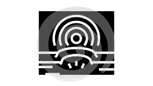 pain health problem glyph icon animation