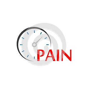 Pain icon, sign or logo