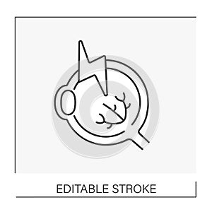 Pain line icon