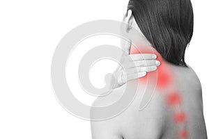 Pain in neck of women