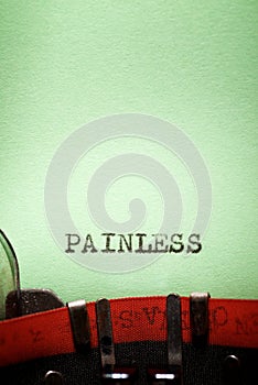 Painless concept view