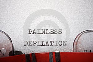 painless depilation text