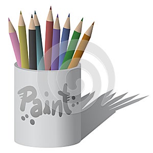 Paint art pencil