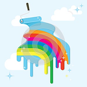 Paint a beautiful (rainbow) life