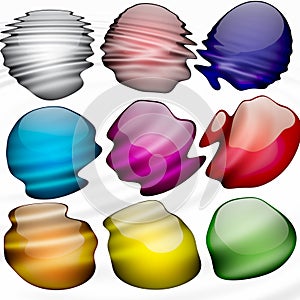Paint blobs photo