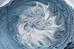 Paint blue coloring mix pattern