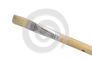 Paint brush with clipping path isolated on white