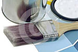 Paint, Brush and Color Samples