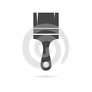 Paint brush icon vector