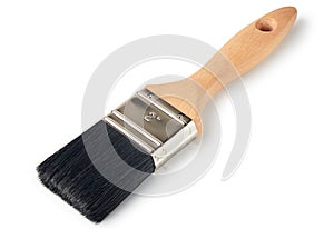 Paint brush isolated over white background