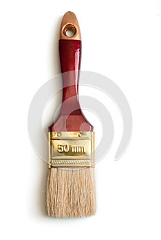 Paint brush isolated on the white background