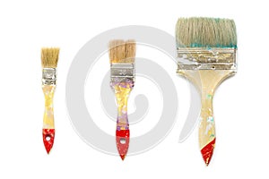 Paint brushes isolated