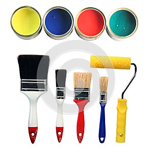 Paint colors and tools