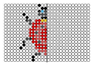 Paint the dots ladybug symmetry game