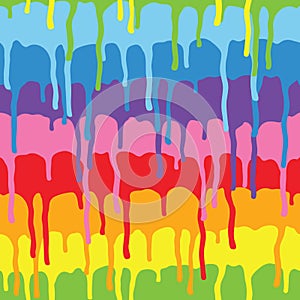 Paint drips pattern vector