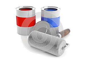 Paint with paint brush