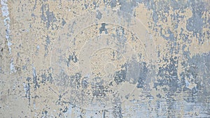 Paint peel off scratch old concrete wall texture background