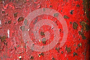 Paint peeling off wall