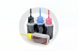 Paint for refilling cartridges.