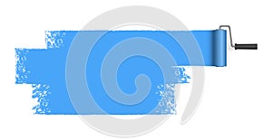 paint roller concept with marking