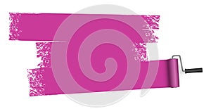 paint roller concept with marking