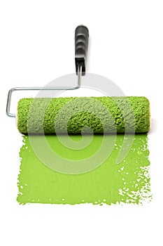 Paint Roller With Green