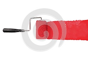 Paint Roller With Red