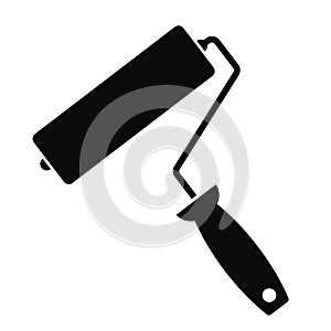 Paint roller vector icon