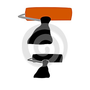 Paint Roller vector Icon