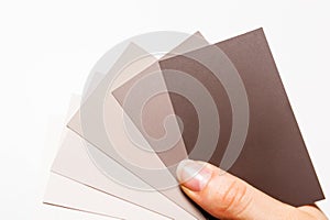 Paint sample cards