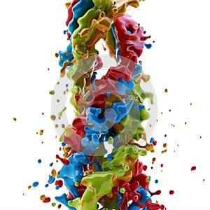 Paint splash