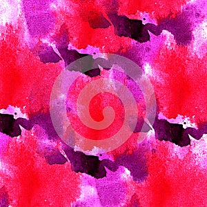 Paint splash ink lilac, pink blot and white abstract art brus