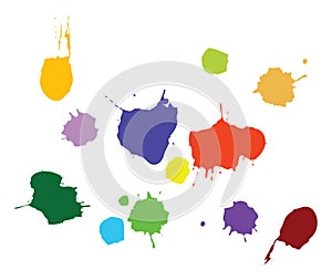 Paint splat vector