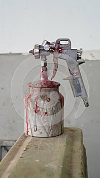 Paint sprayer for workshops and factories. Paint and coating tools