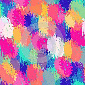 Paint strokes seamless pattern