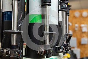 The paint tinting device is installed in the production hall photo