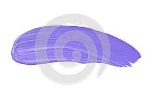 Paint violet sketch track watercolor art border isolated on the white background photo