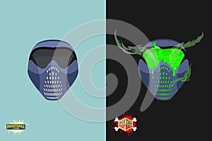 Paintball Mortal mask emblem