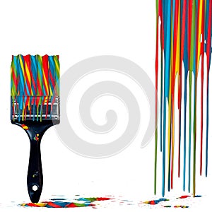 Paintbrush Candy-Cane Colors