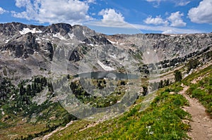 Paintbrush Canyon Trail in Grand Tetons National Park, Wyoming,