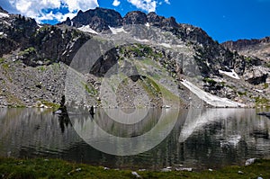 Paintbrush Canyon Trail in Grand Tetons National Park, Wyoming,