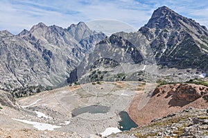 Paintbrush Canyon Trail in Grand Tetons National Park, Wyoming,